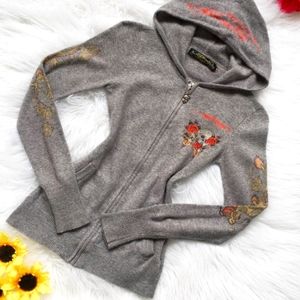 💟Ed Hardy Logo Rhinestone Sweatshirt